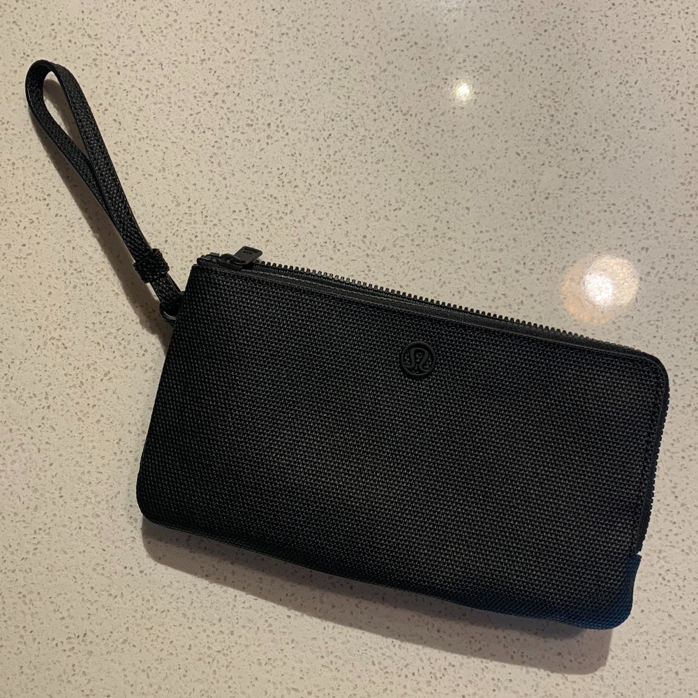 lululemon athletica Black Wristlet Clutch